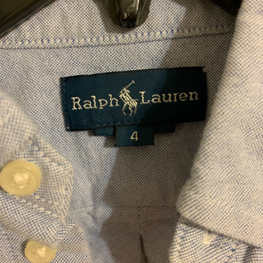 Ralph Lauren Button Down Size 4t - Picture 3 of 3